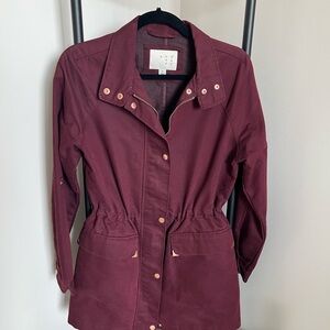 a new day Women's Utility Anorak Jacket in Burgundy